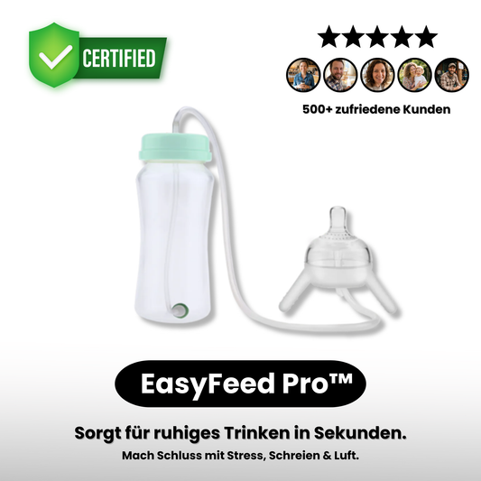 EasyFeed Pro™ – Die selbsttrinkende Anti-Kolik Babyflasche