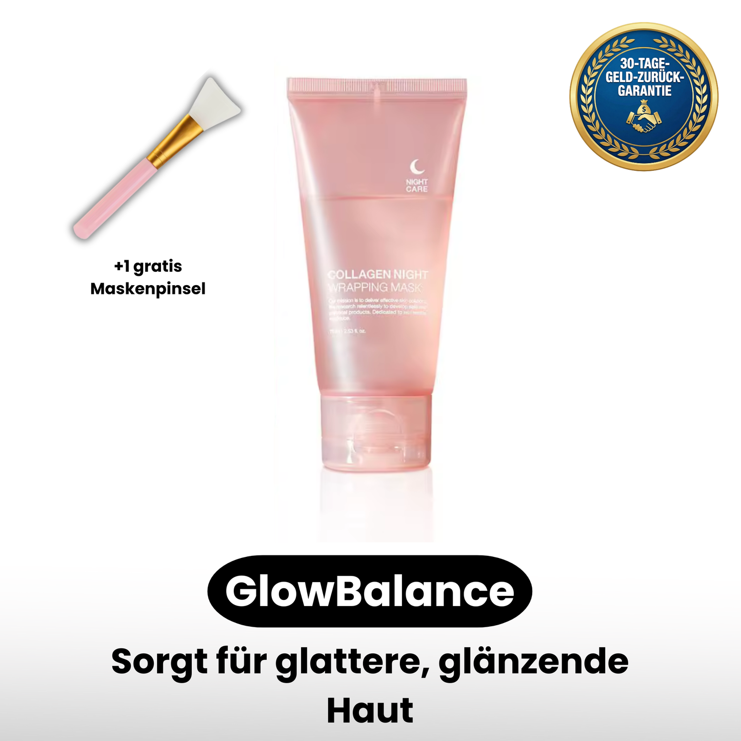 GlowBalance Collagen Hydrogel Maske - Glow, der bleibt